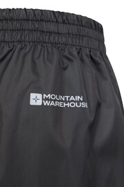 Mountain Warehouse Black Kids Pakka Waterproof Over Trousers - Image 5 of 5