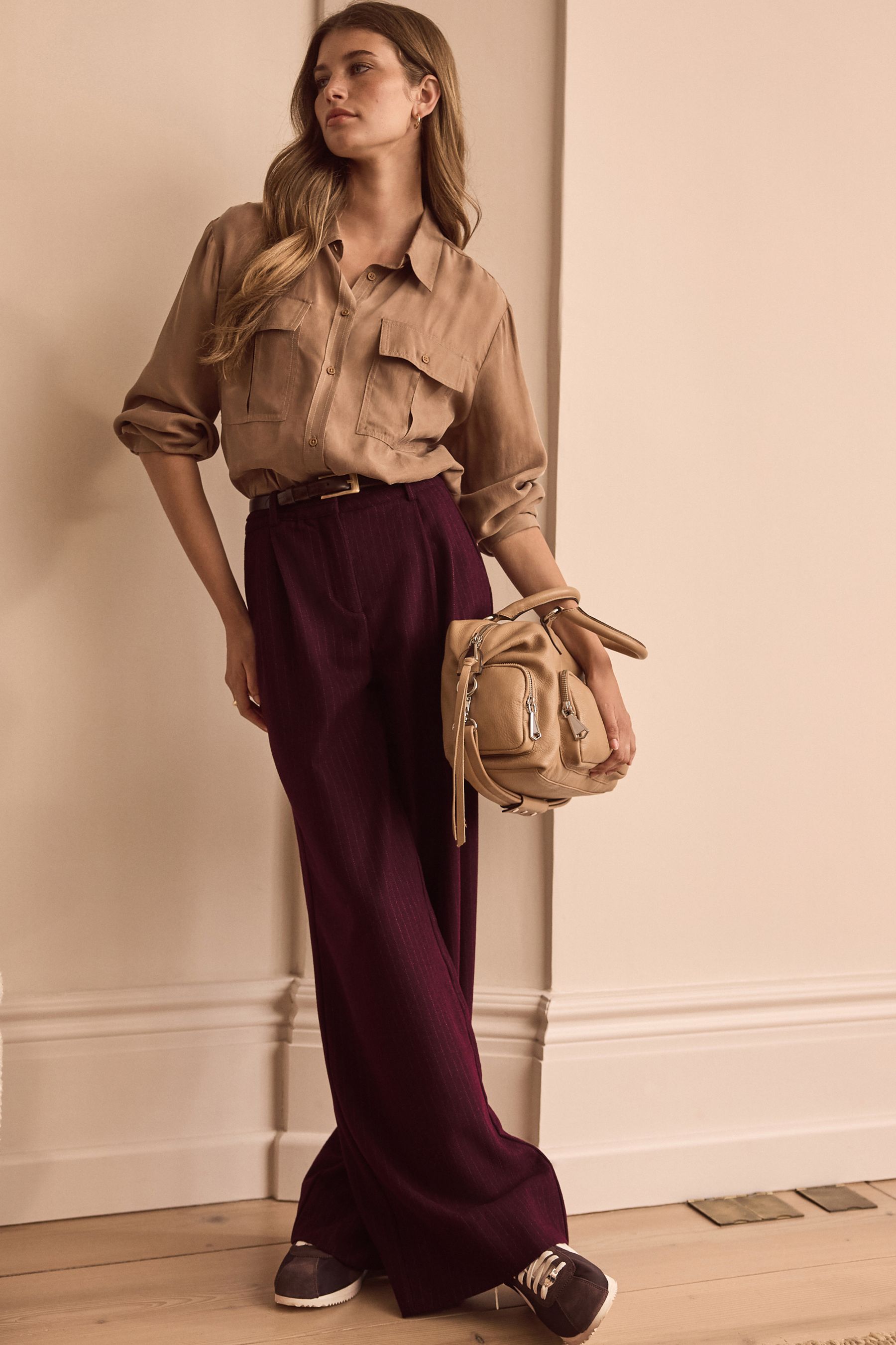 Winter wide leg trousers sale