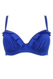 Pour Moi Blue Space Underwired Bikini Top - Image 4 of 5