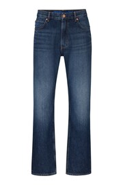 HUGO Blue Regular Fit Stonewash Denim Jeans - Image 5 of 5