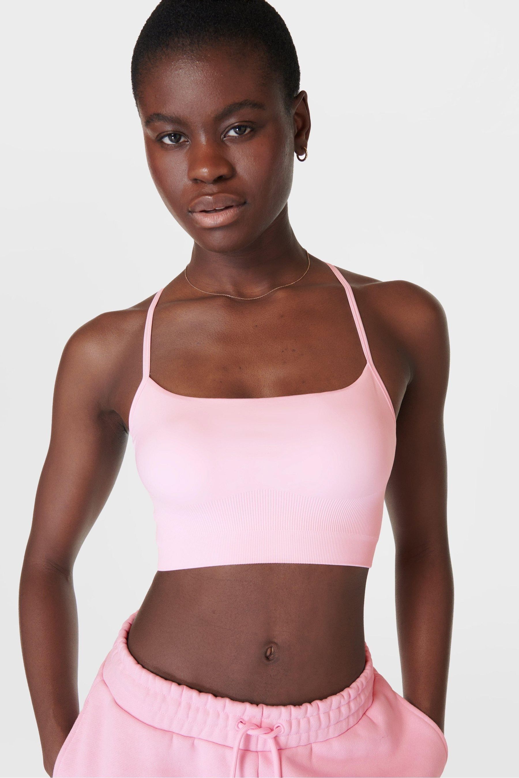 Buy Sweaty Betty Nerine Pink Spirit Reformed Yoga Bra from Next Oman