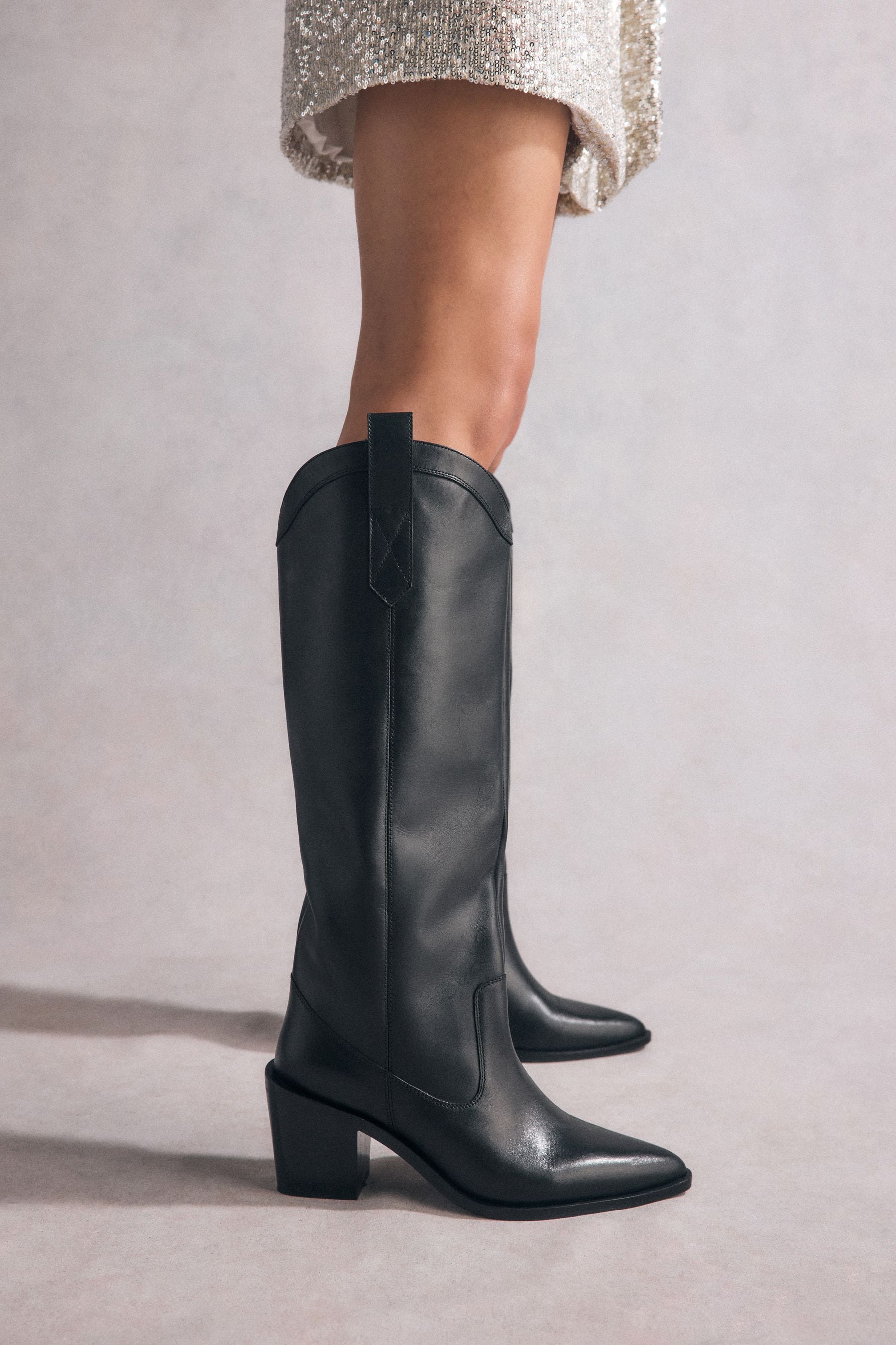 Western high boots cheap