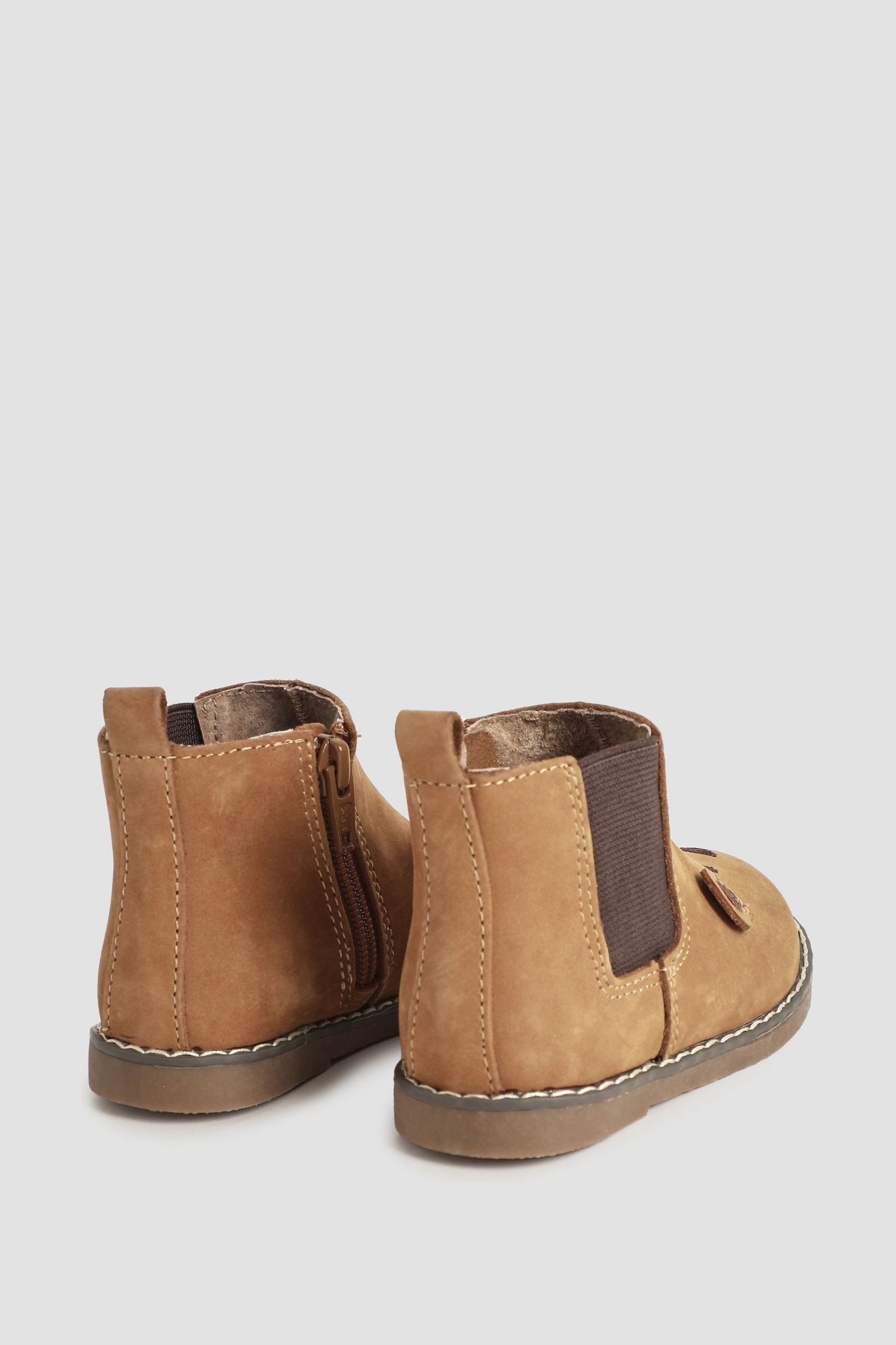 Buy JoJo Maman Bebe Brown Bear Leather Boots from Next Canada
