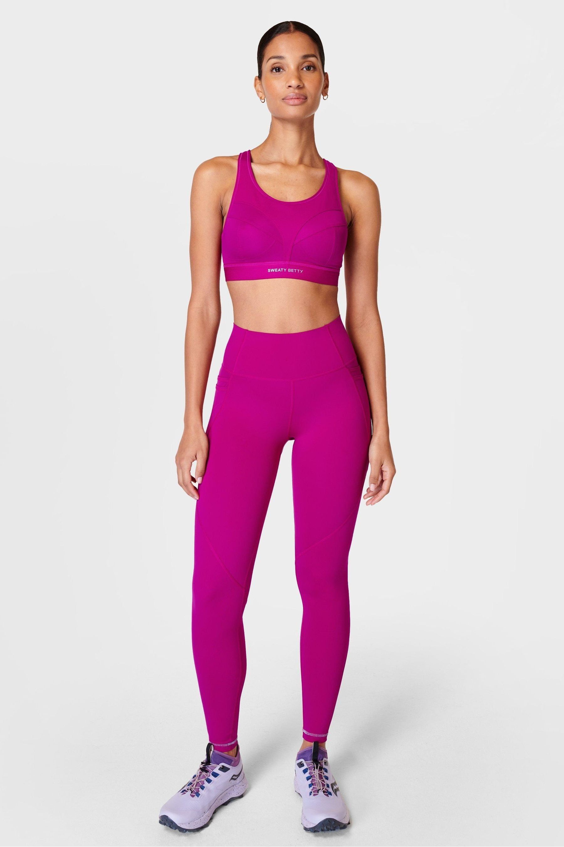 Buy Sweaty Betty Magenta Fusion Purple Full Length Power Pro Workout Leggings from the Next UK online shop