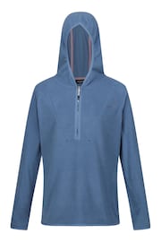 Regatta Blue Warriewood Half Zip Hooded Fleece - Image 7 of 9