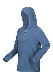 Regatta Blue Warriewood Half Zip Hooded Fleece - Image 9 of 9