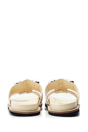 Moda in Pelle Olette Snaffle Trim H Band Footbed Sandals - Image 4 of 5