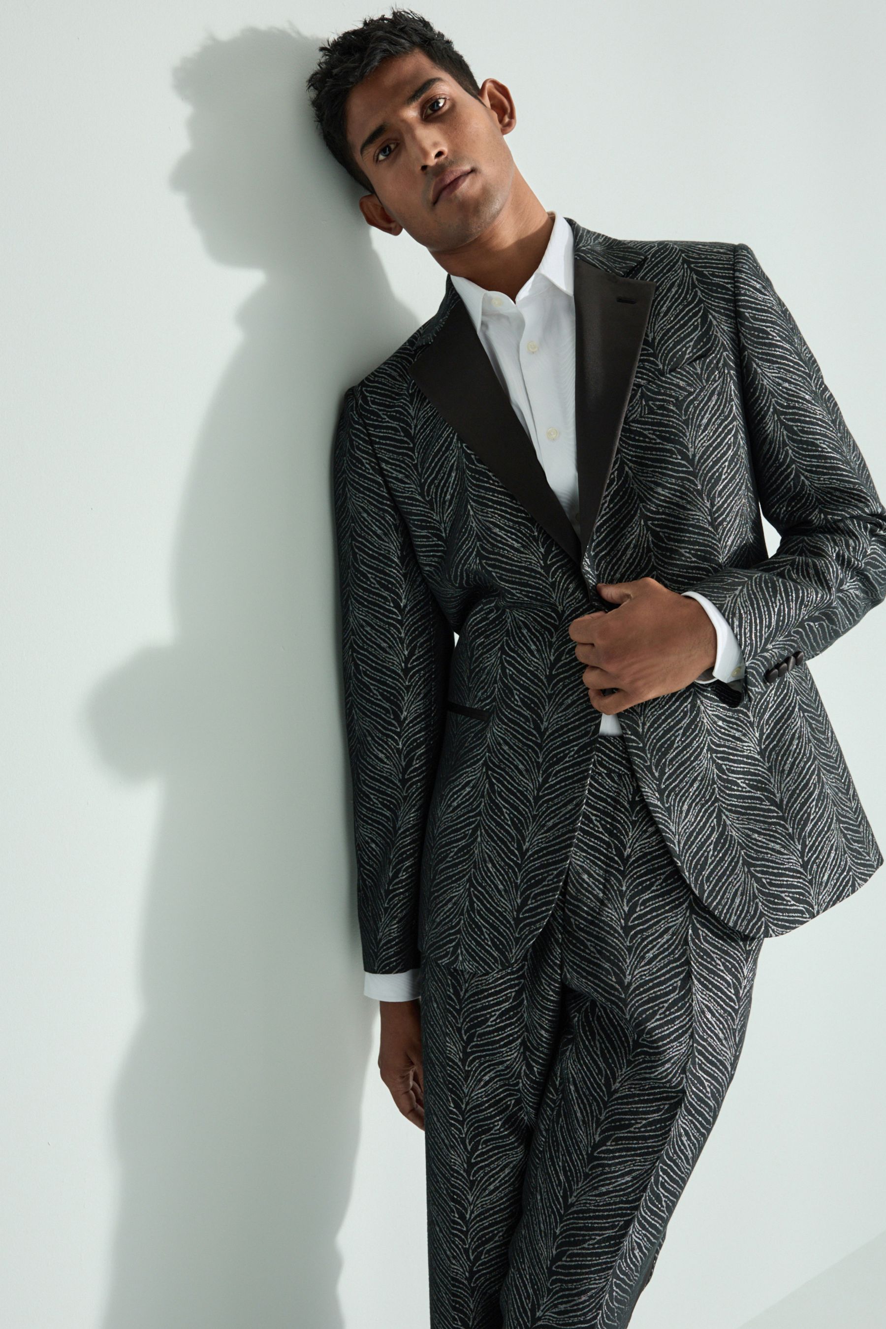Printed tuxedo jacket 2025