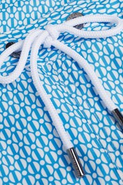 Ted Baker Blue Popov Geometric Swim Shorts - Image 5 of 5