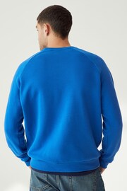 Under Armour Blue Rival Fleece Sweat Top - Image 2 of 6