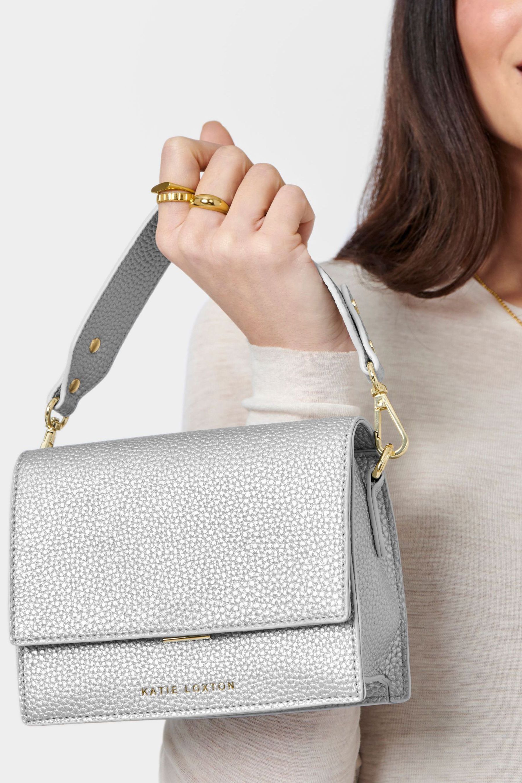 Katie loxton silver bag top