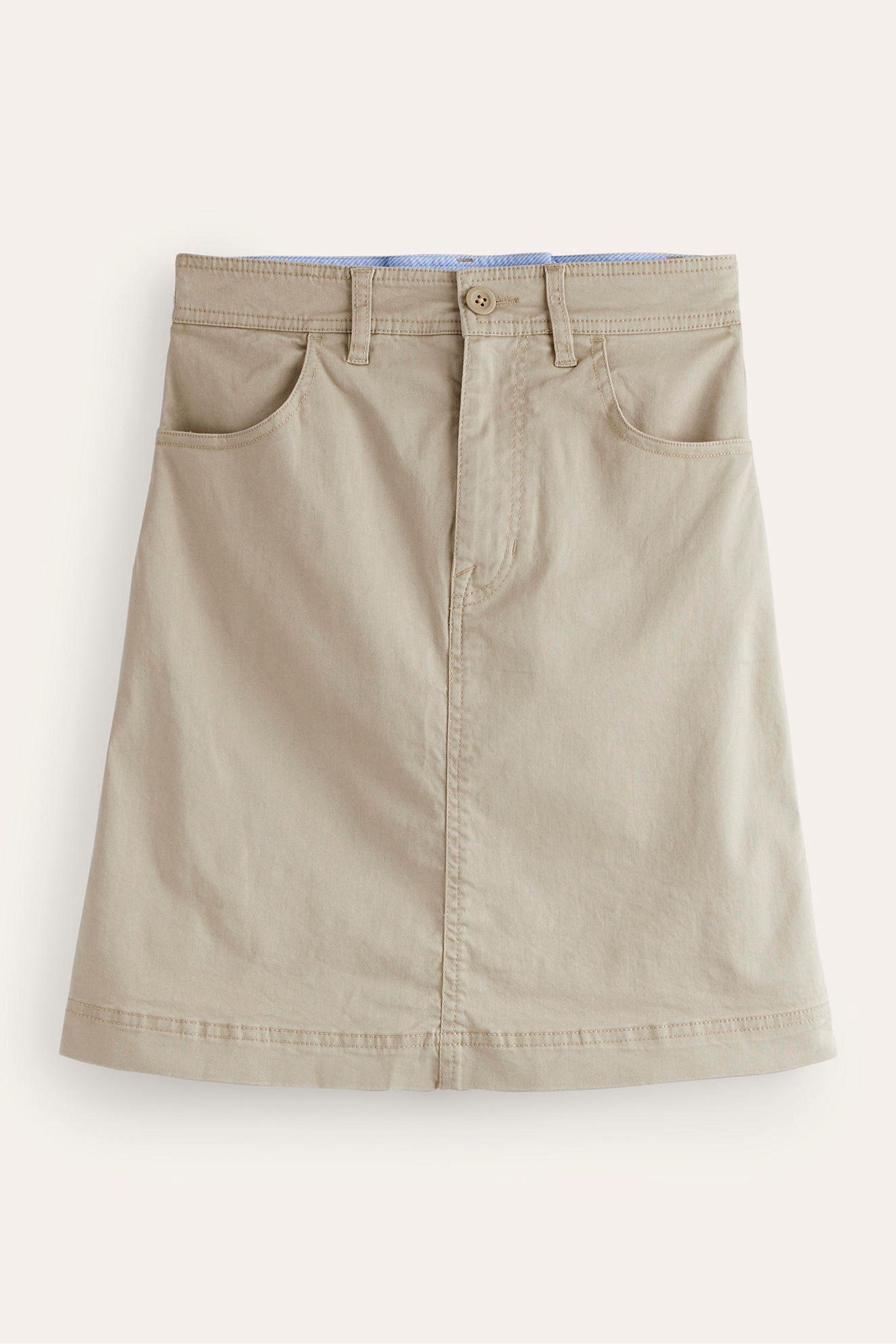 Buy Boden Natural Nell Chinos Mini Skirt from Next Luxembourg