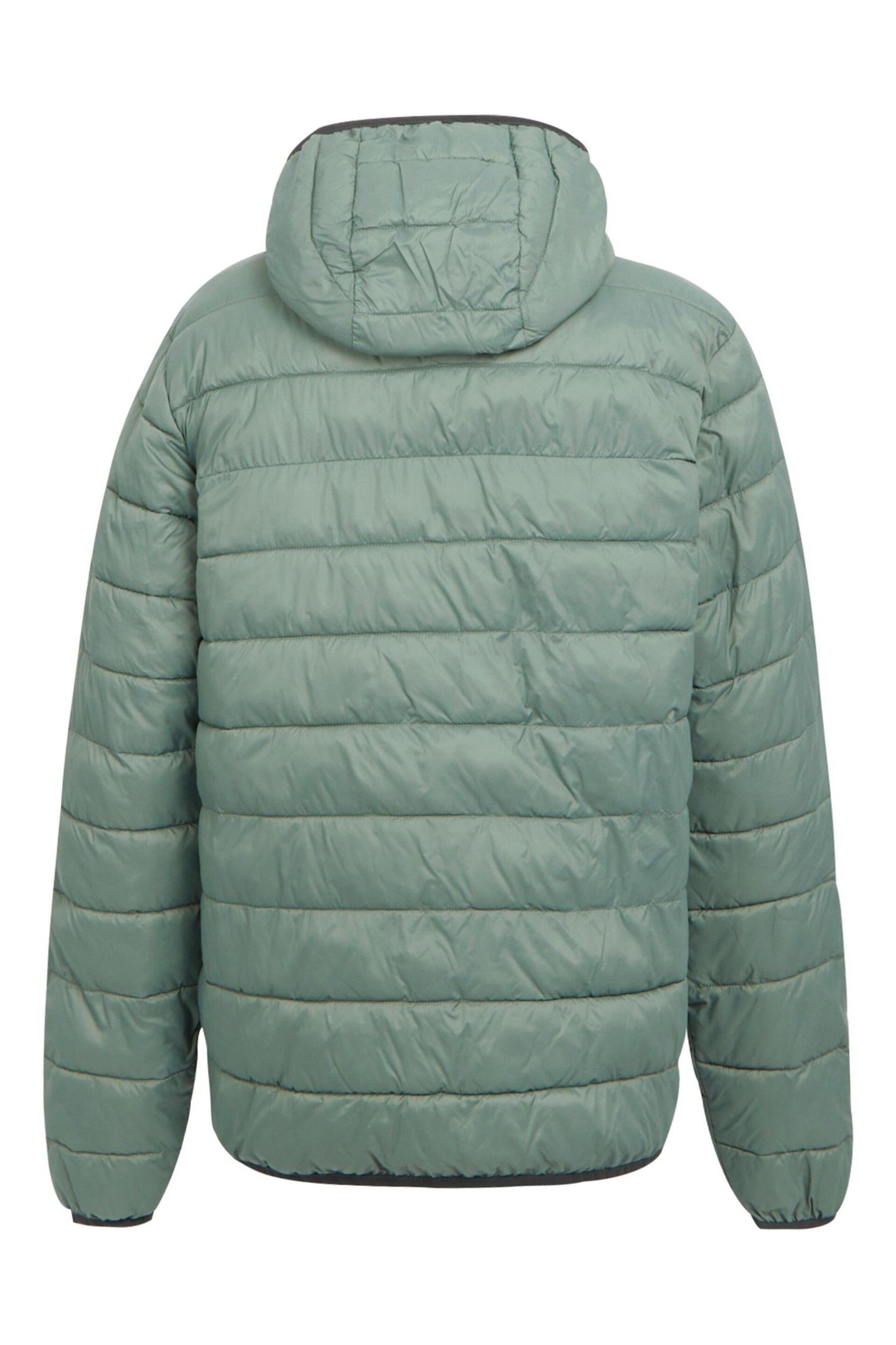 Regatta Green Hooded Hillpack II Lightweight Padded Jacket - Image 6 of 7