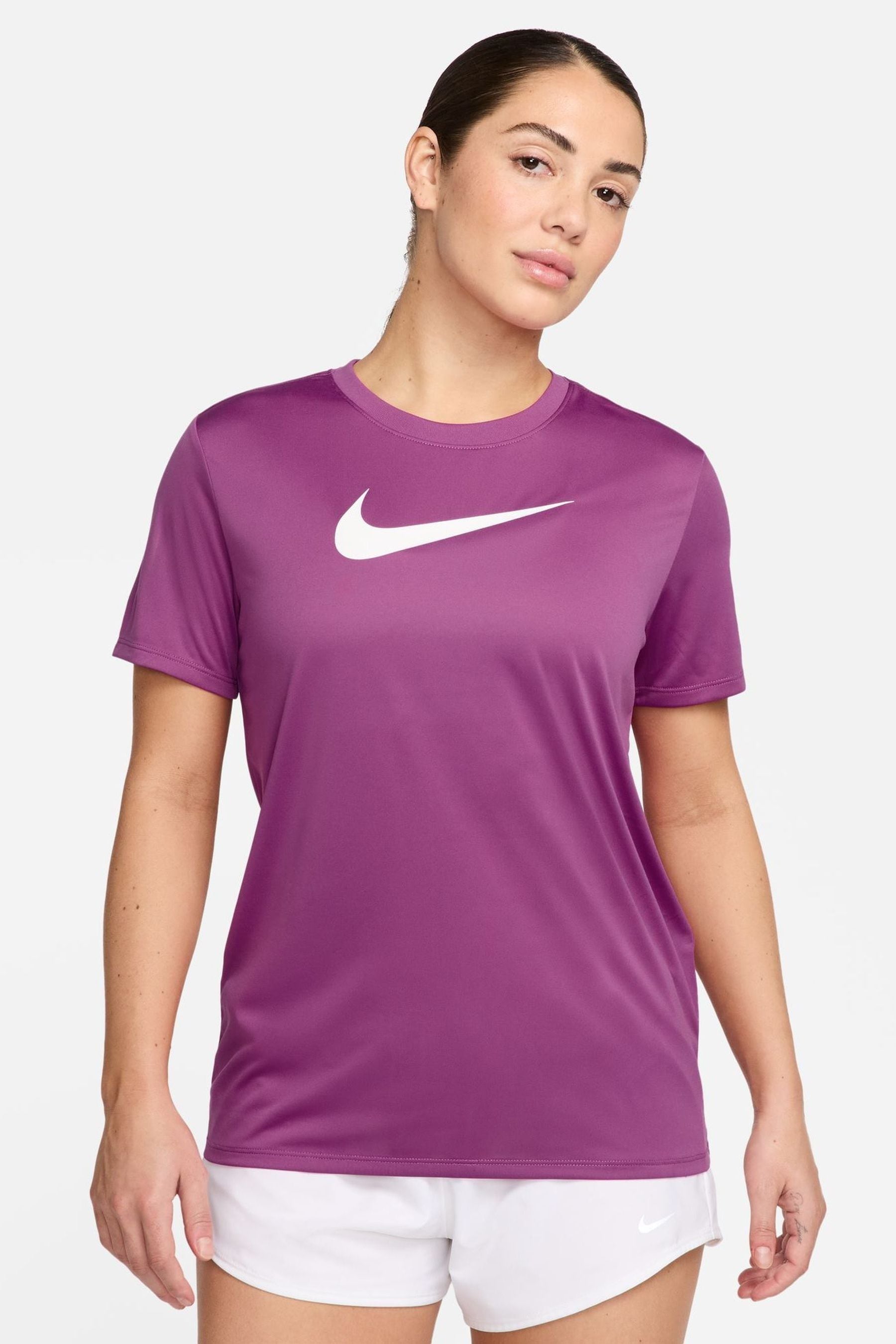 Womens purple nike shirt discount