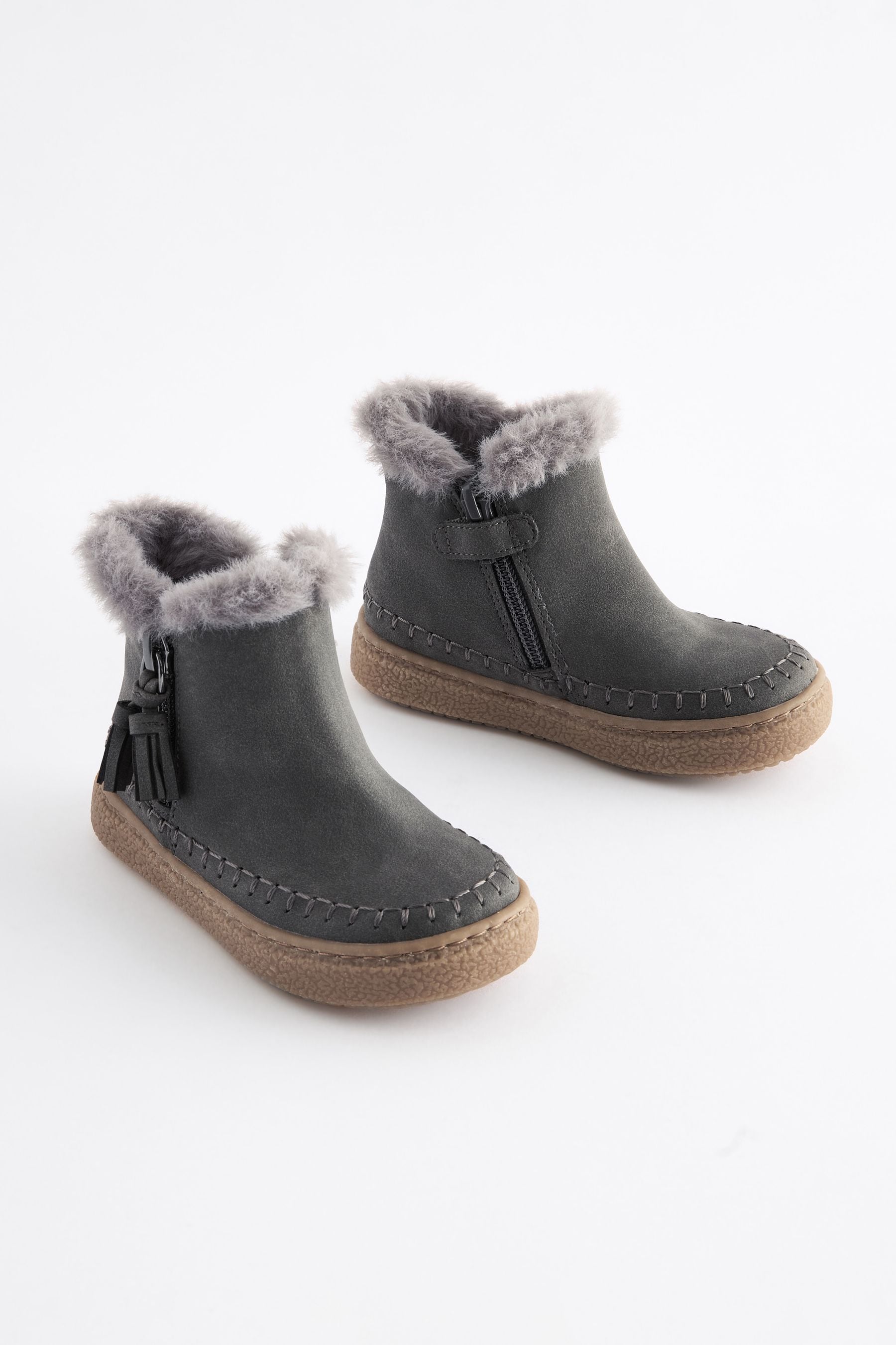 Grey ankle boots next outlet