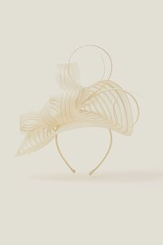 Accessorize Natural Emily Crin Fascinator Hat - Image 1 of 3