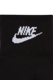 Nike Black Everyday Essentials Socks 3 Pack - Image 4 of 4