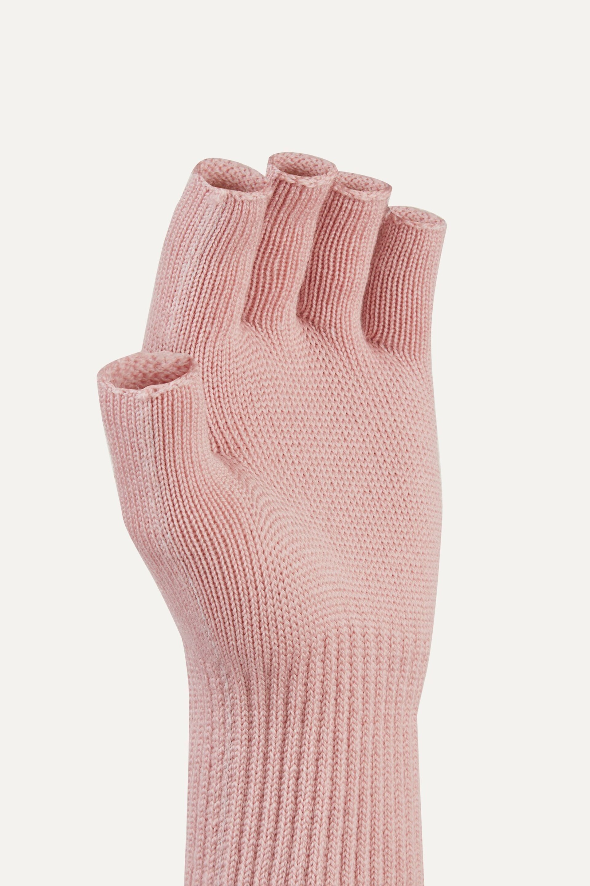 Sealskinz Pink Thornham Solo Merino Mittens - Image 2 of 3