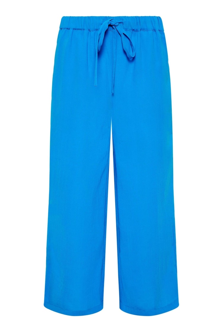 PixieGirl Petite Blue Utility Wide Leg Cropped Trousers - Image 5 of 5