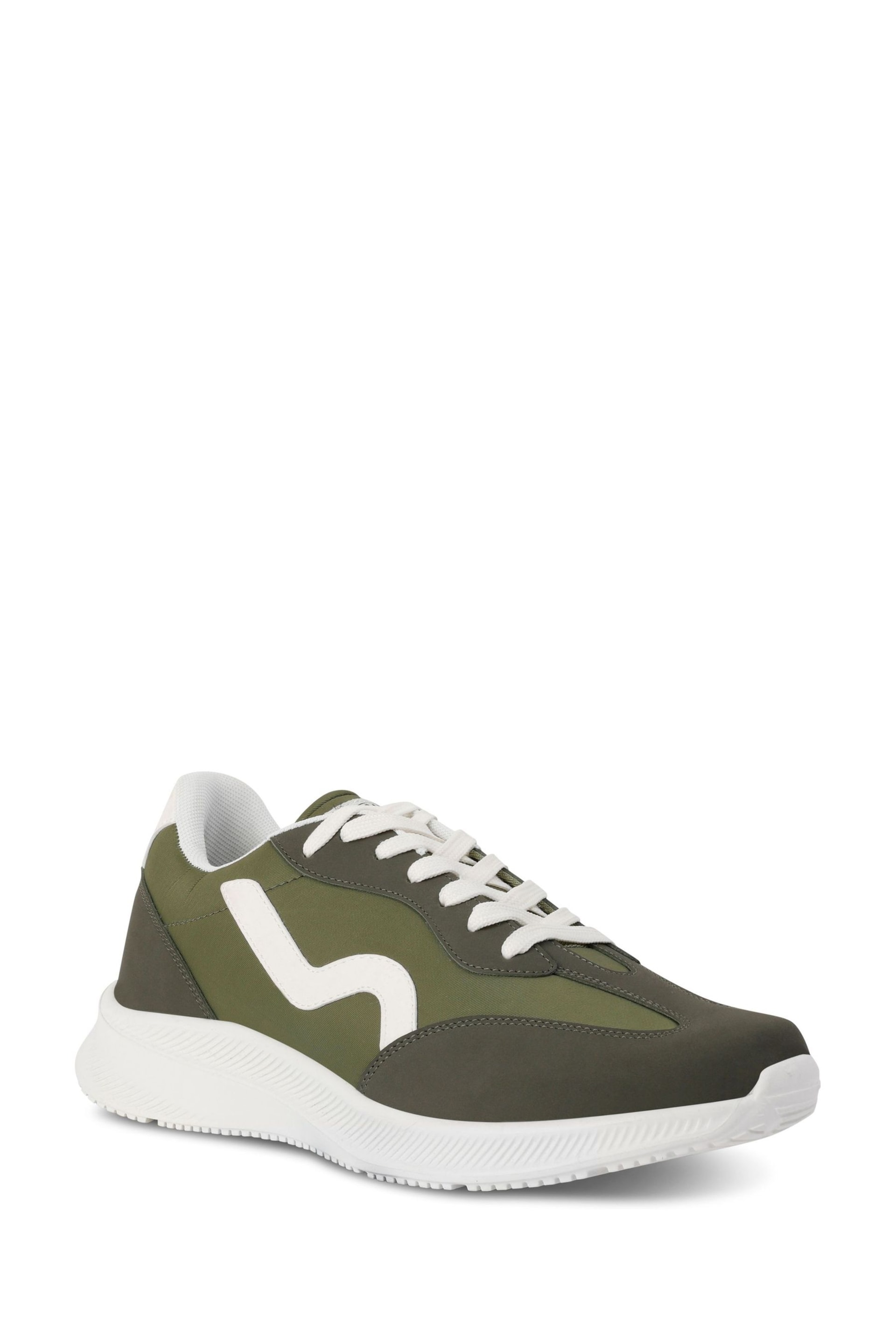 Regatta Green Marine Retro Trainers - Image 5 of 6