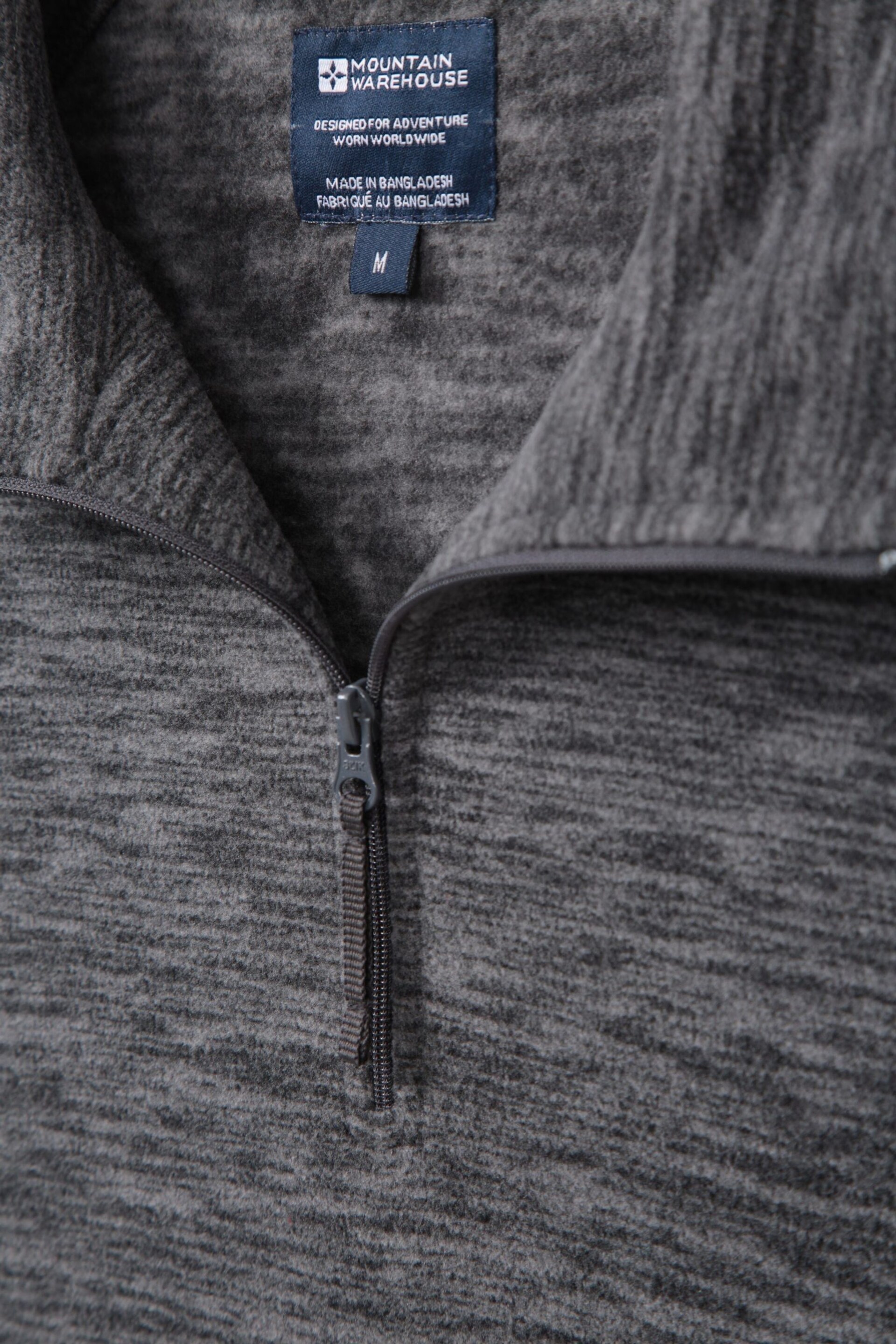 Mountain Warehouse Grey Snowdon Mens Micro Fleece - Image 5 of 5