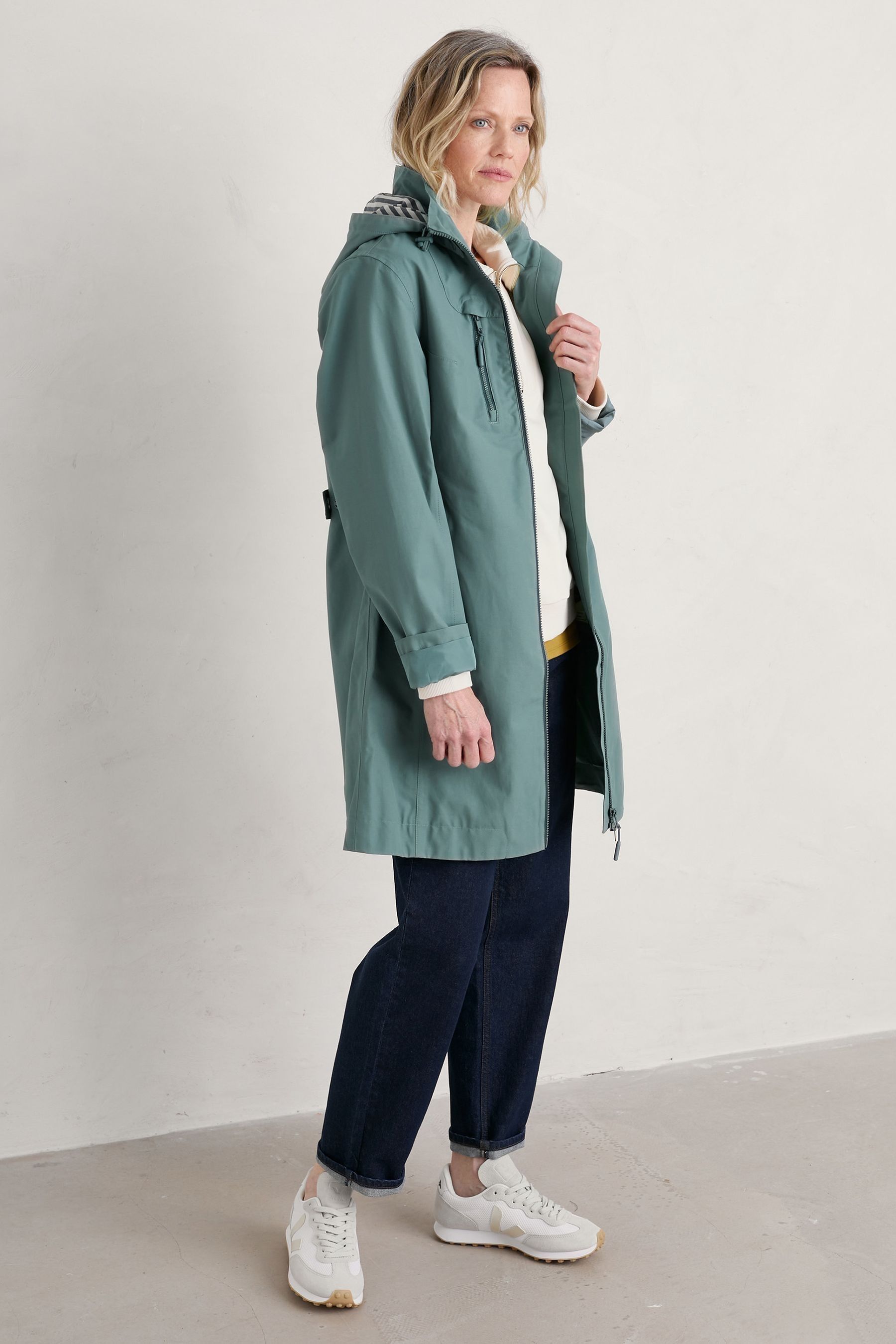 Tall waterproof coat top