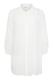 Yours Curve White Boho Long Sleeve Tiered Shirt - Image 5 of 5