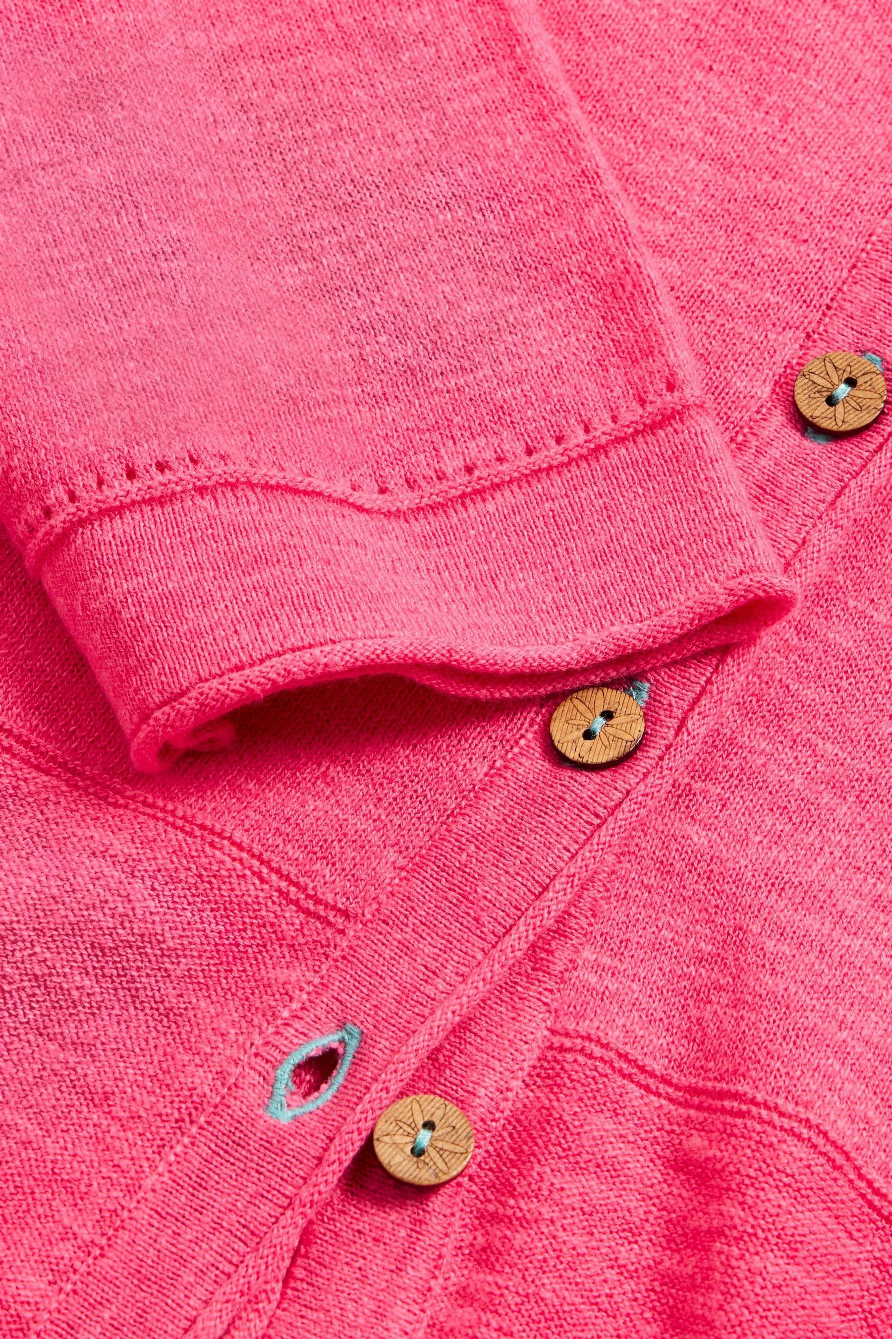 Buy White Stuff Pink Naria V Neck Cardigan from Next Ireland