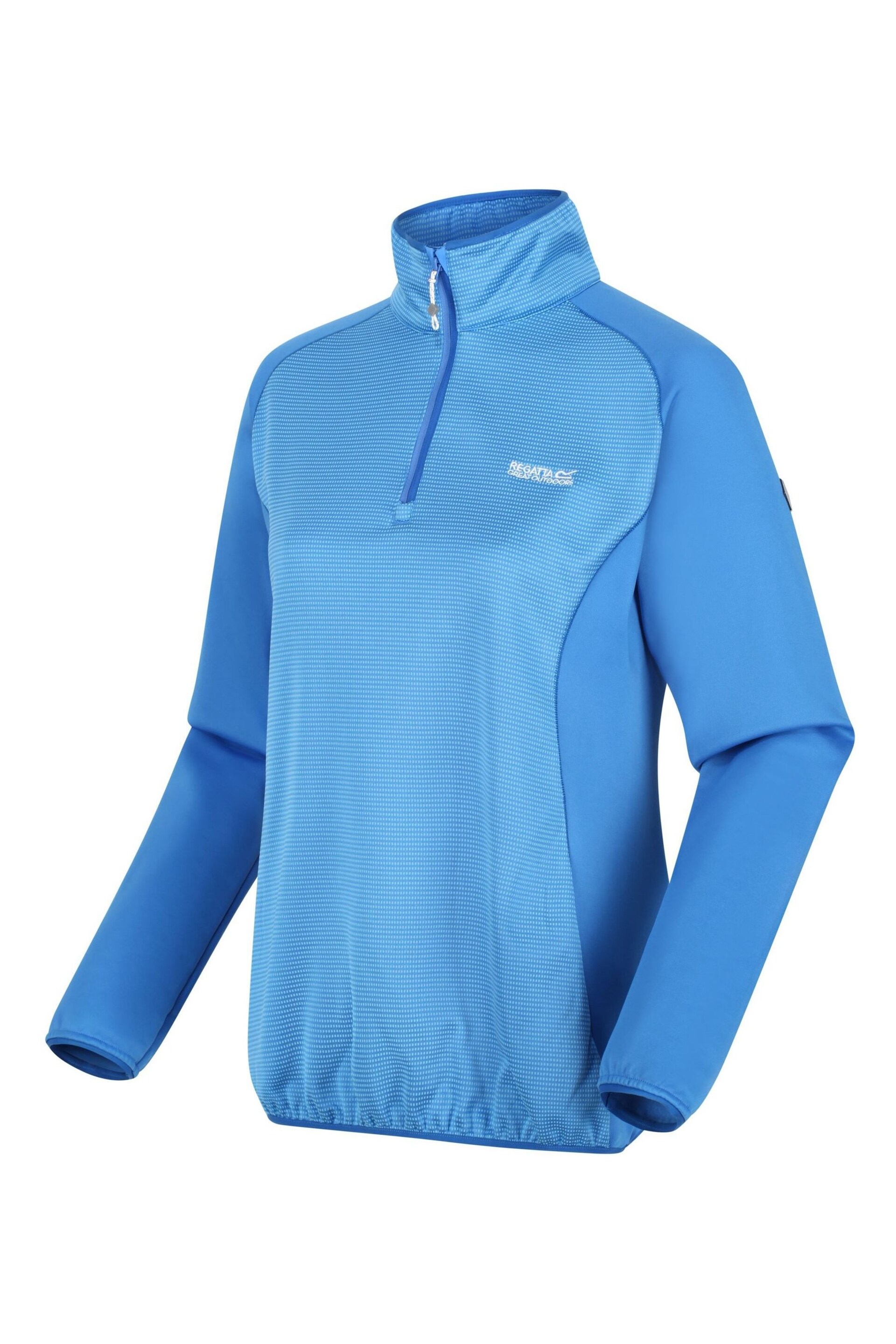 Regatta Blue Highton Half Zip Fleece - Image 3 of 4