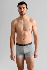 Ted Baker Black Cotton Trunks 3 Pack - Image 1 of 5