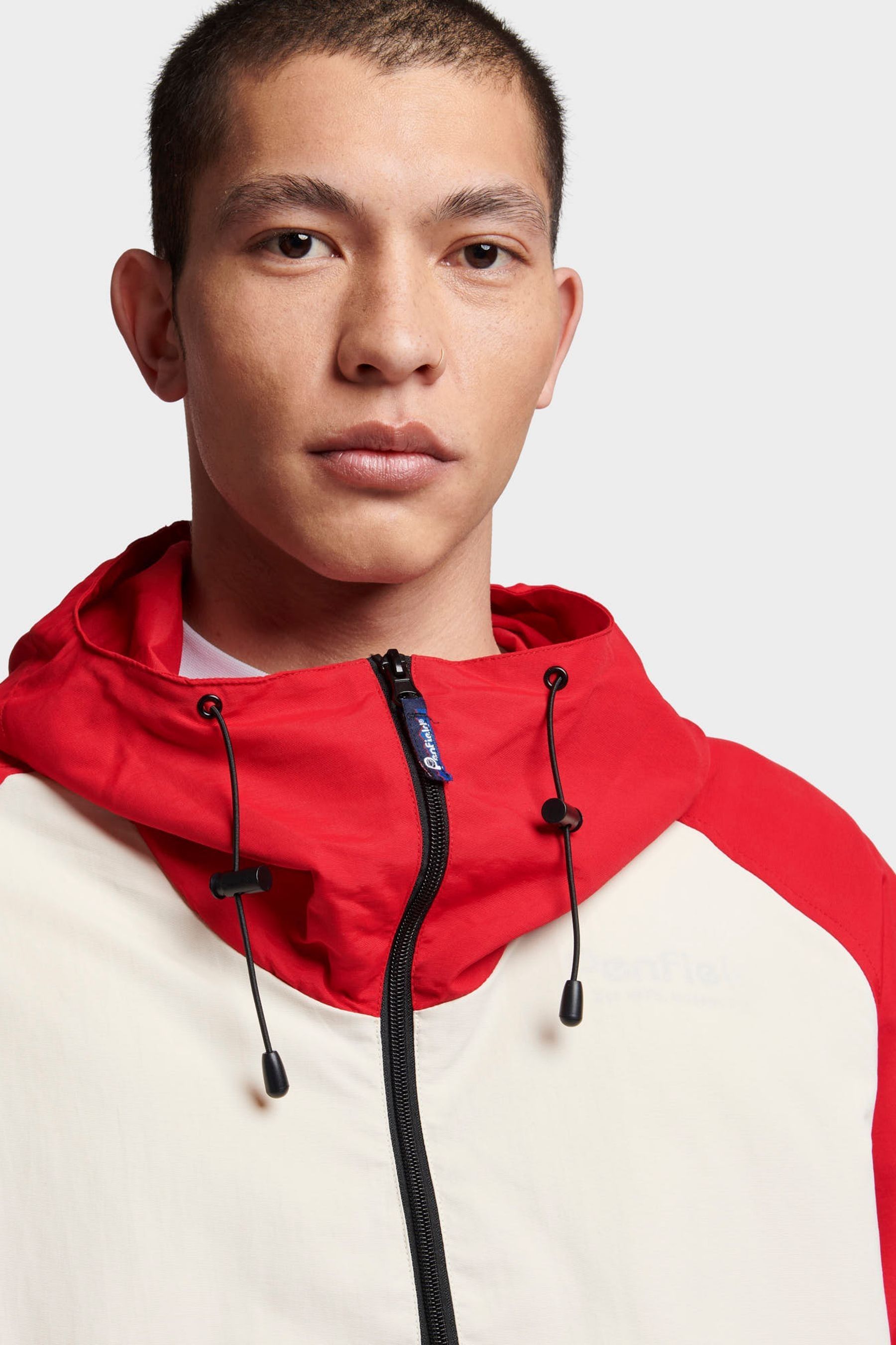 Penfield pac jac red tan top