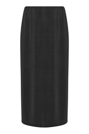 Yours Curve Black YOURS LONDON Curve Forest Green Slinky Maxi Skirt - Image 5 of 5