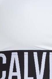 Calvin Klein White Slogan Bralette - Image 5 of 5