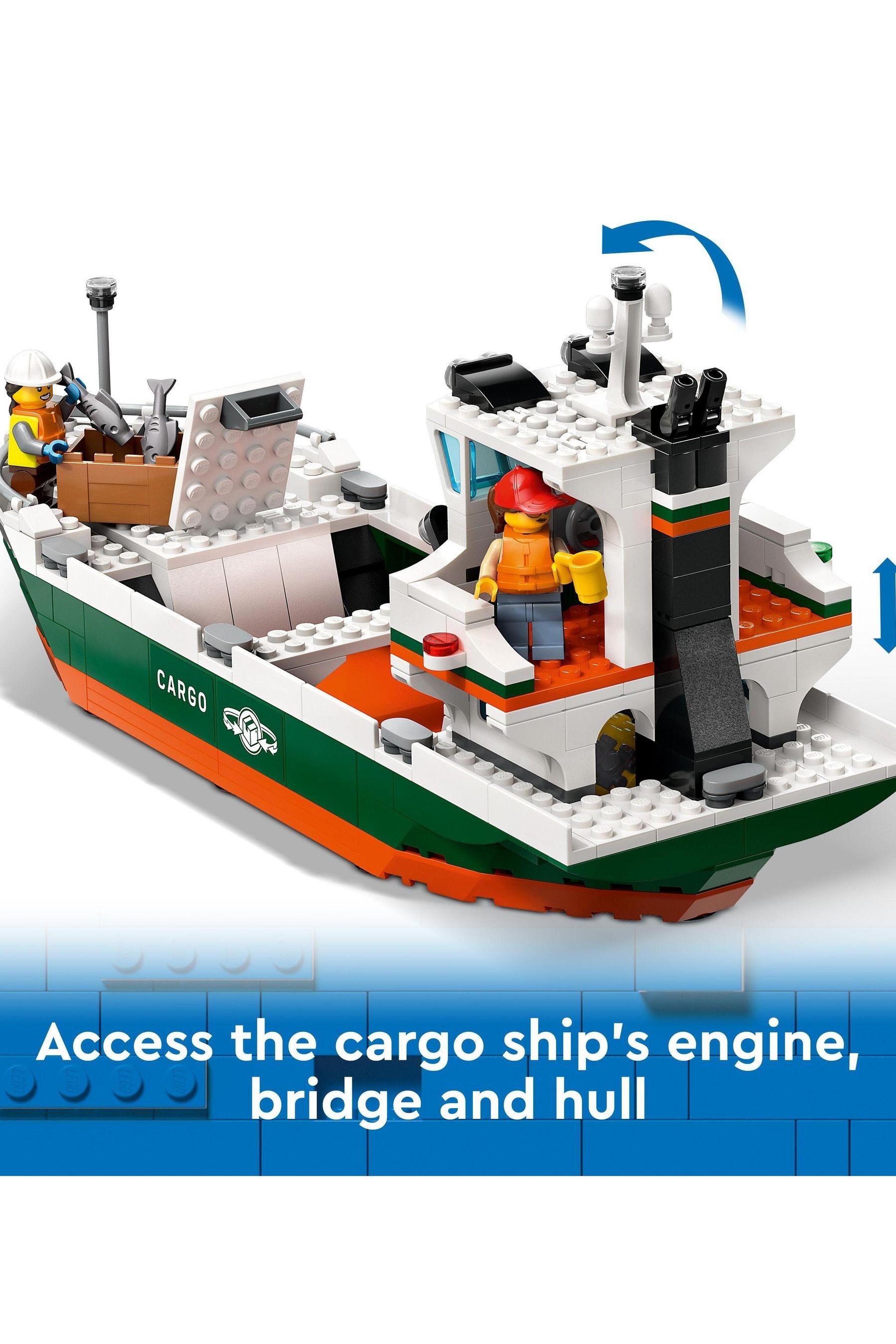 Buy LEGO City Seaside Harbour with Cargo Ship Toy from Next Ireland