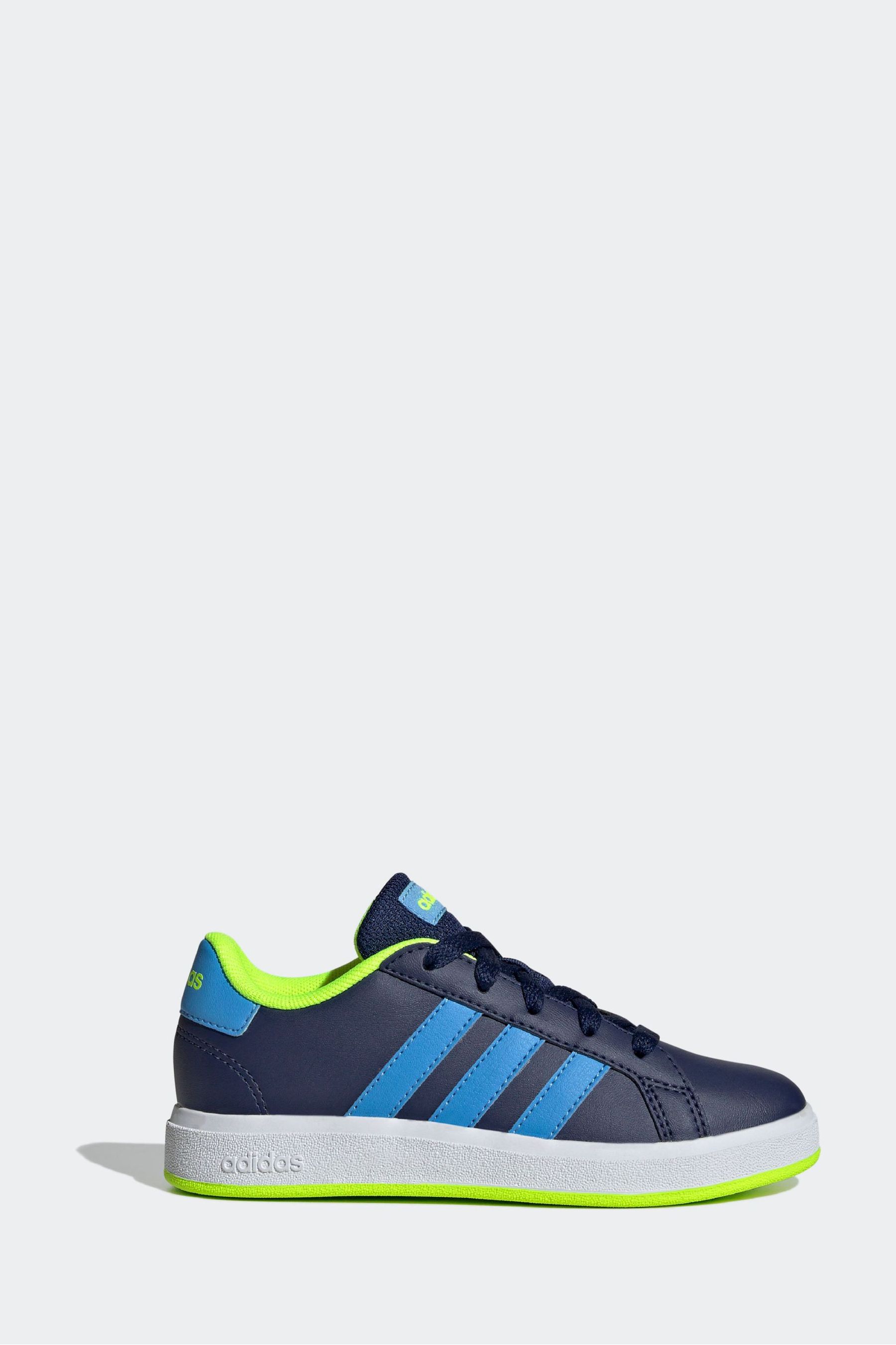White & navy gazelle trainers outlet