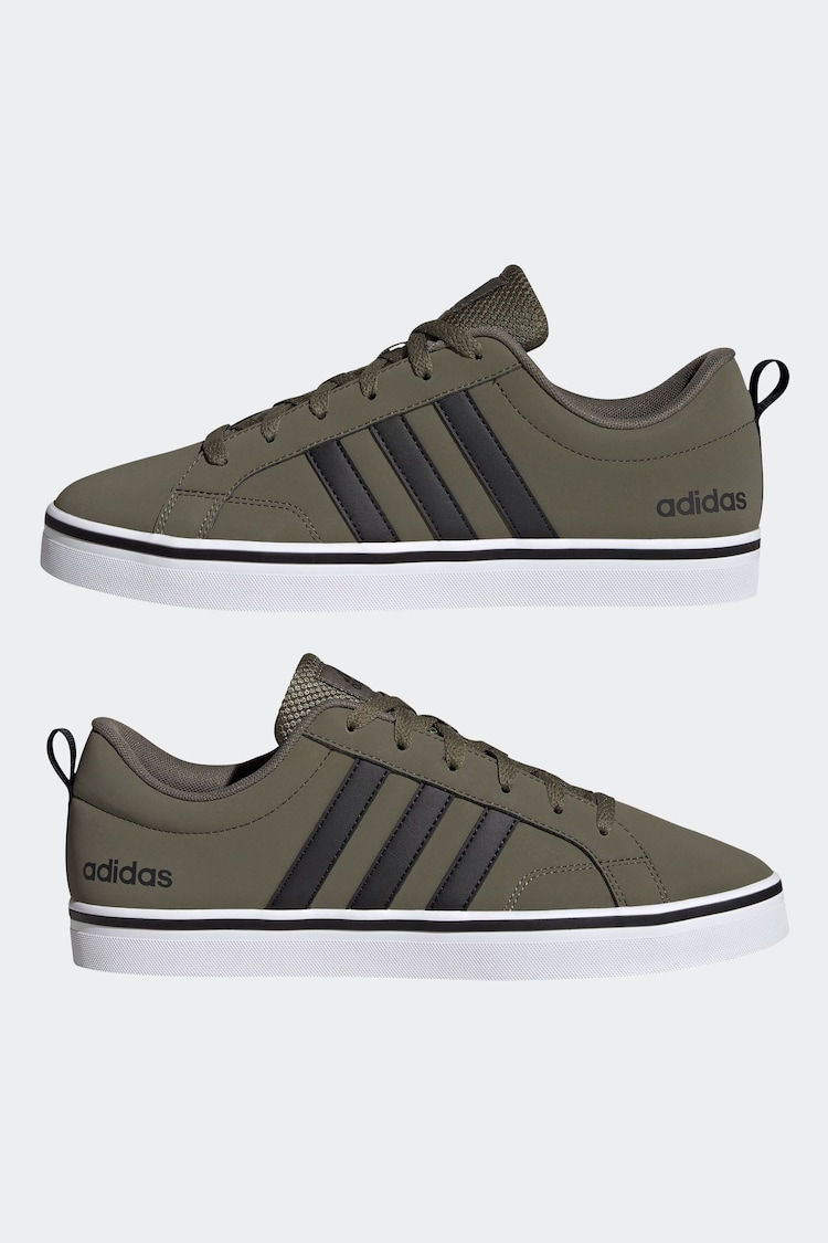 adidas Olive Green Sportswear VS Pace Trainers - Image 6 of 10