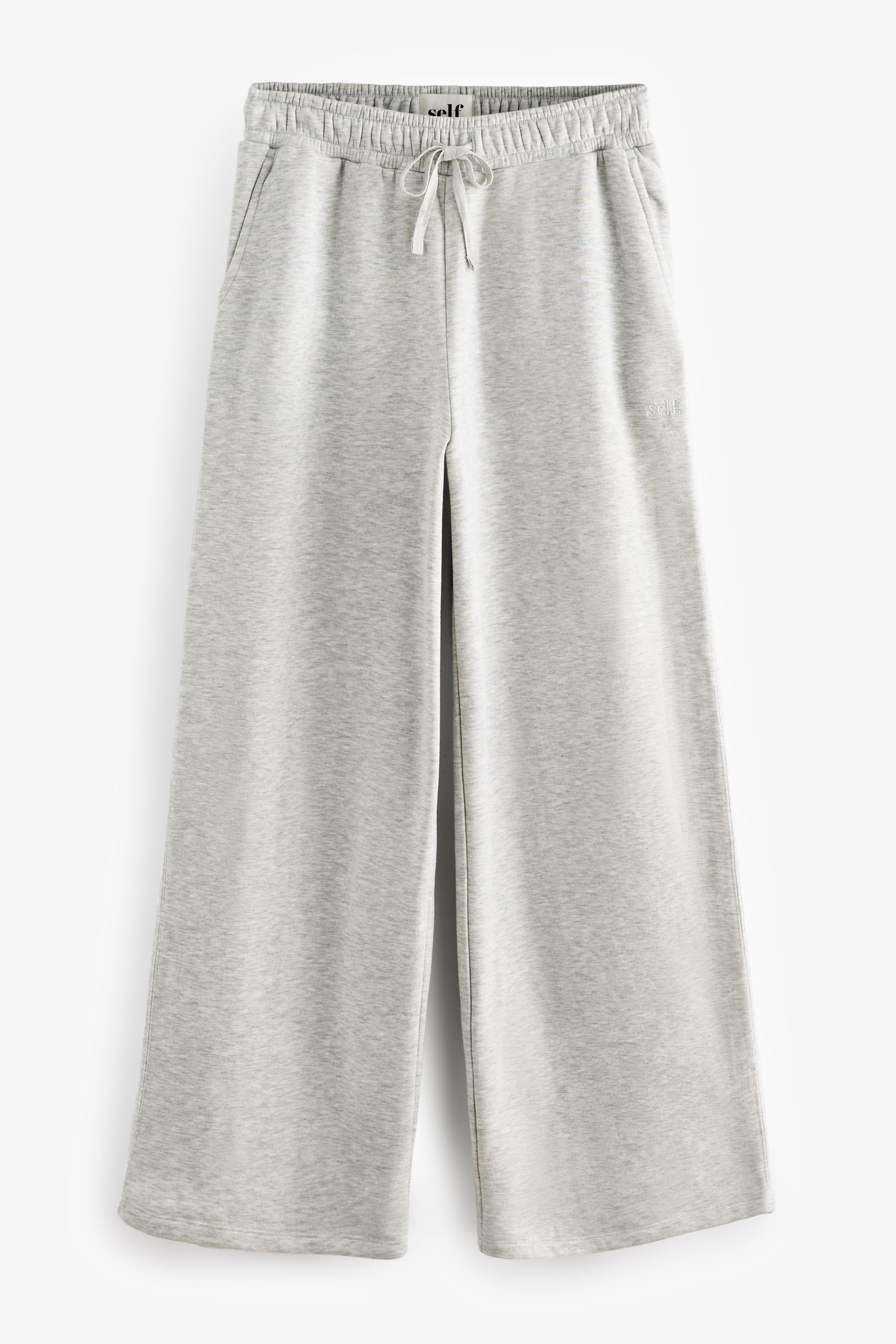 Buy self. Grey Wide Leg Joggers from Next United Arab Emirates