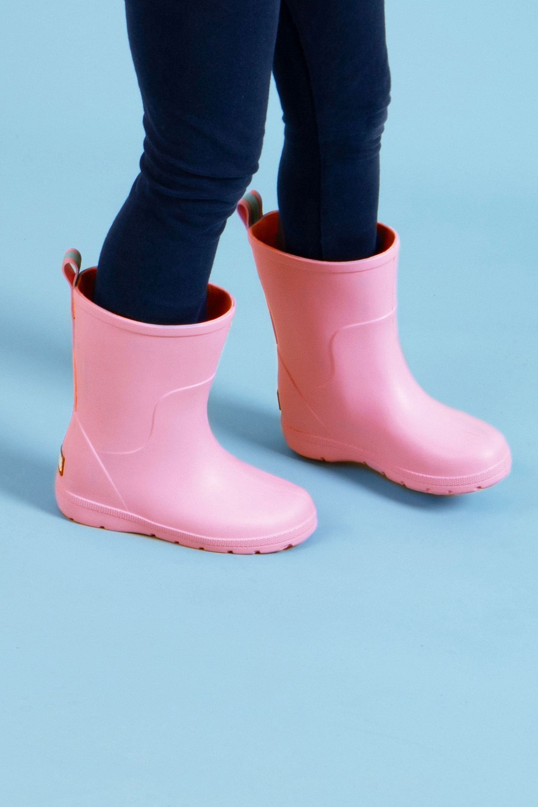Pink rain boots for girls outlet