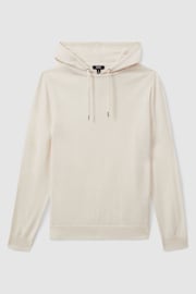 Reiss Snow Holland Merino Wool Drawstring Hoodie - Image 2 of 5