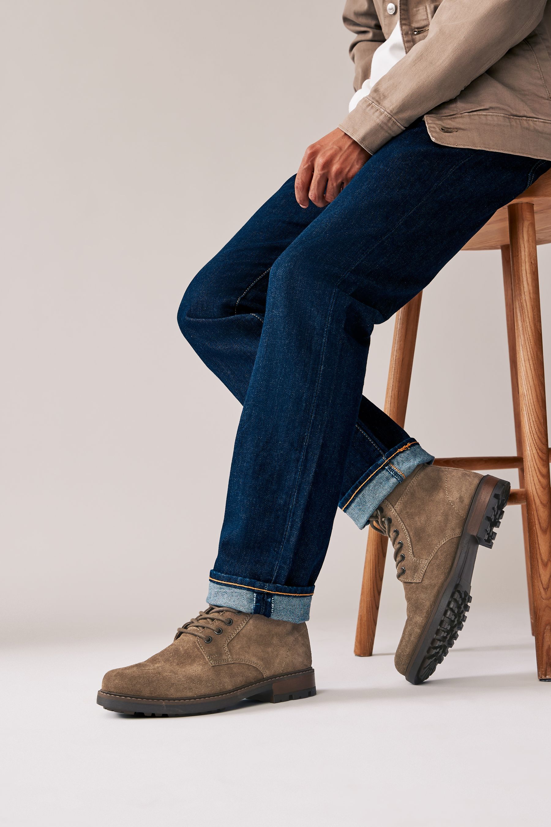 Buy Stone Leather Boots from the Next UK online shop