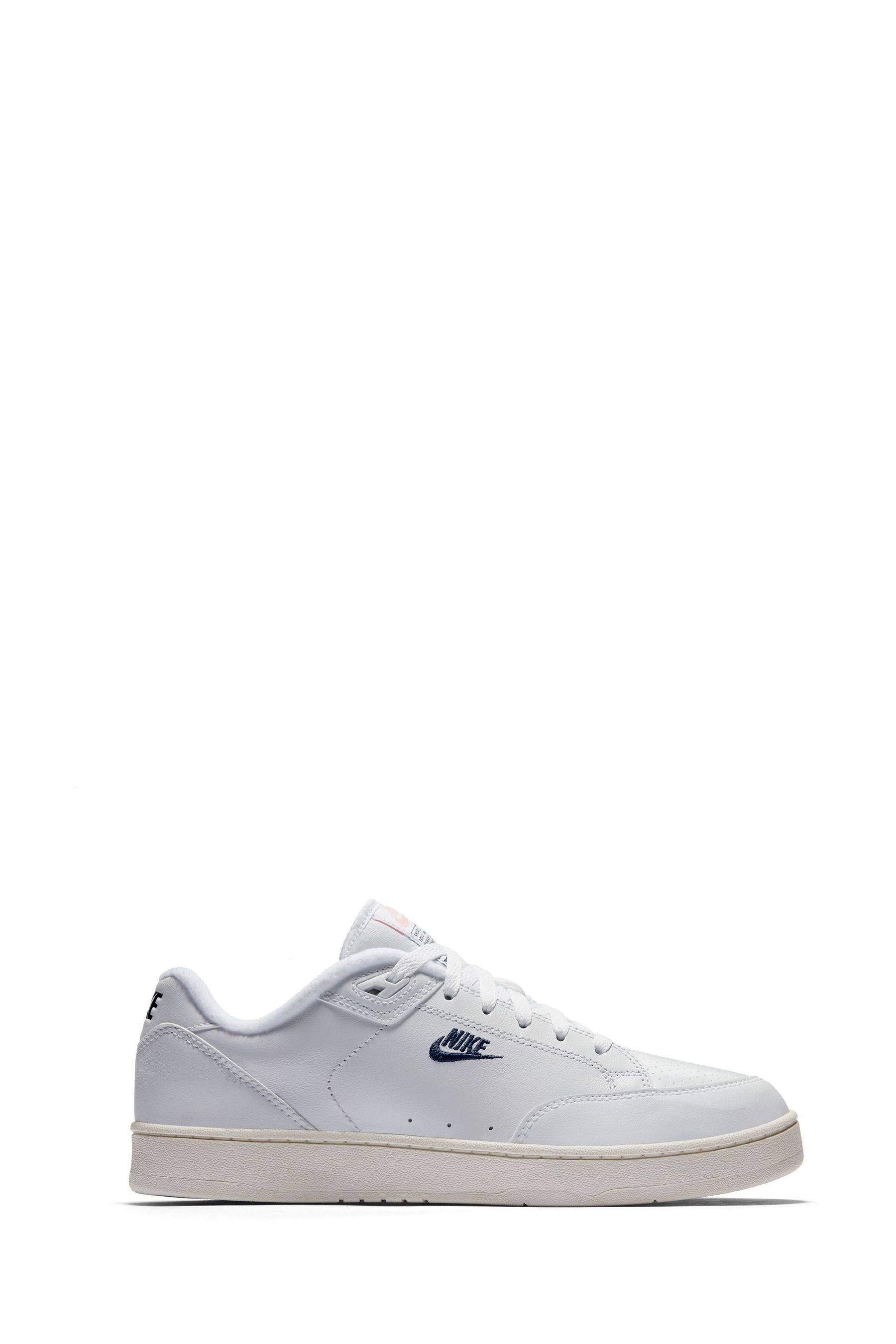 Nike white grandstand ii trainers cheap
