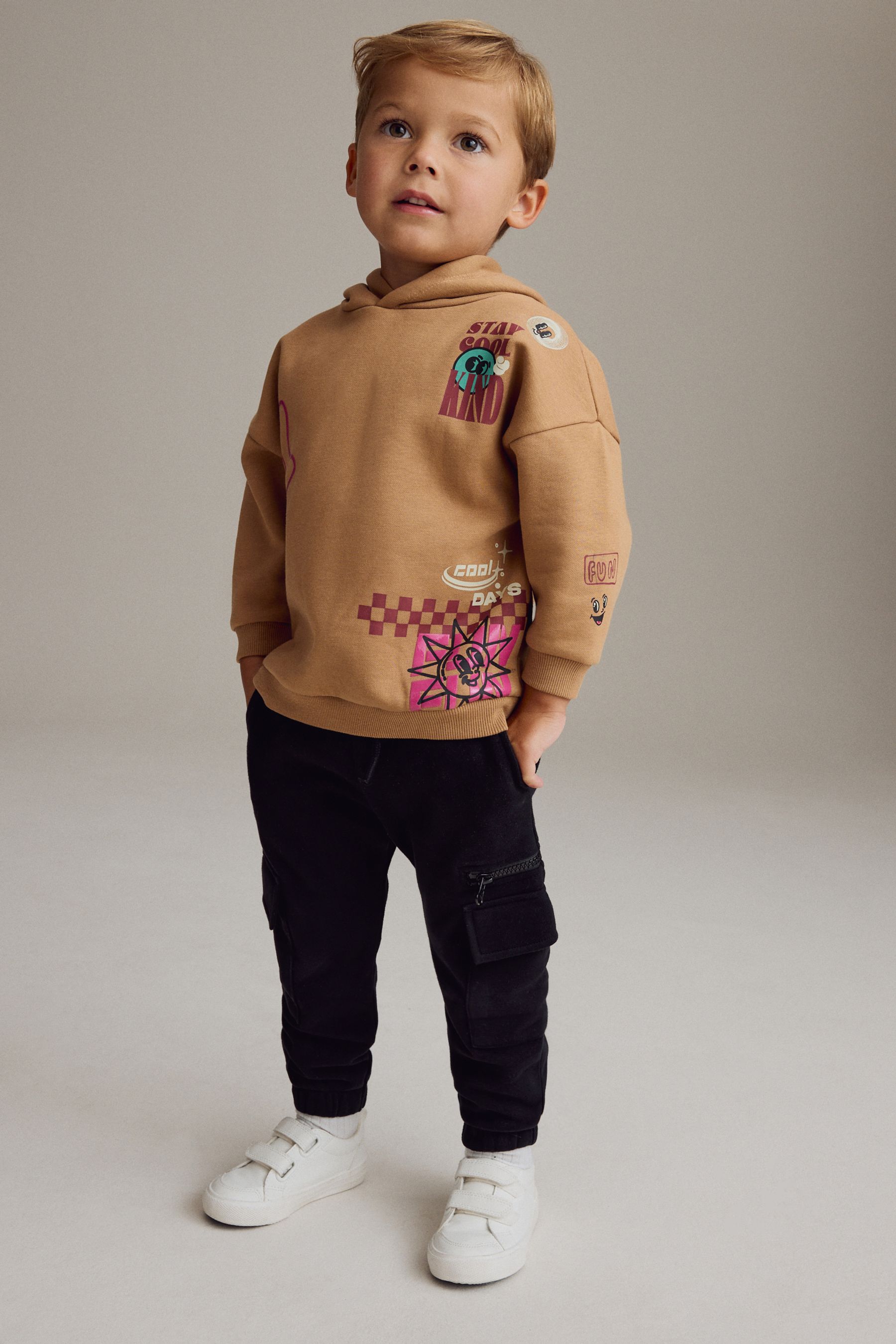 Tan hoodie and jogger set hot sale