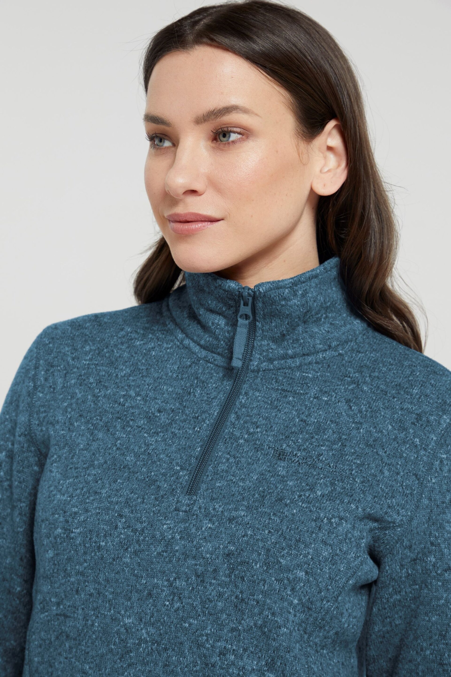 Mountain Warehouse Blue Womens Idris Half Zip Fleece - Image 2 of 5