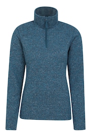 Mountain Warehouse Blue Womens Idris Half Zip Fleece - Image 3 of 5