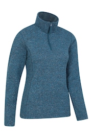 Mountain Warehouse Blue Womens Idris Half Zip Fleece - Image 4 of 5
