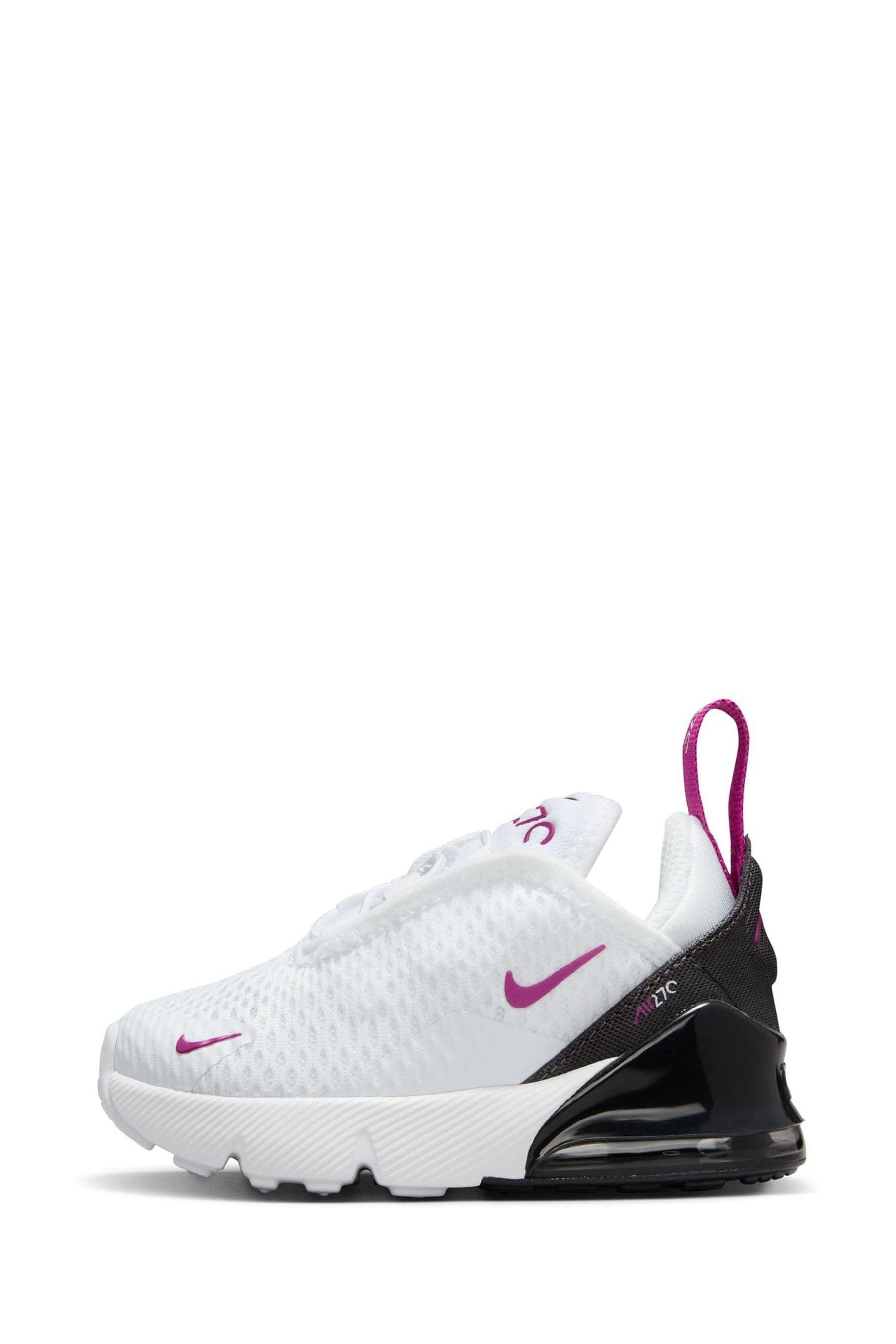 Infant air max 270 trainer grey / black / pink shop