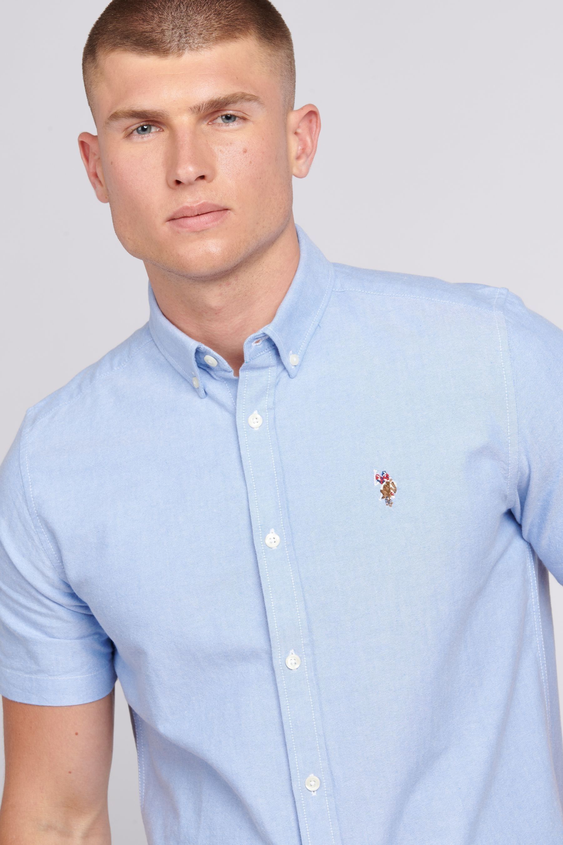 Polo short sleeve oxford clearance