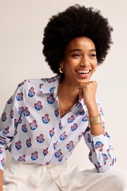 Boden Blue Petite Sienna Cotton Shirt - Image 1 of 5