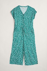 Seasalt Cornwall Green Rose Trellis Jumpsuit - Image 4 of 5