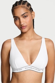 Victoria's Secret White Logo Bralette - Image 1 of 2